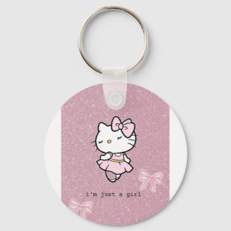 Llavero I'm just a girl key chain