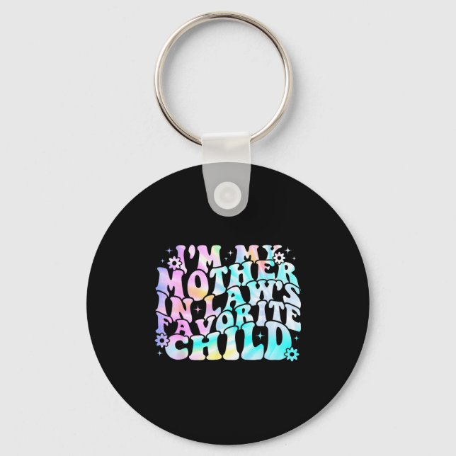 Llavero I'm My Mother In Law's Favorite Child Daughter In  (Anverso)