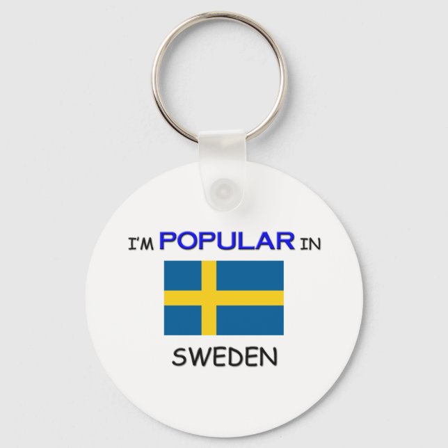 Llavero I'm Popular In SWEDEN (Anverso)
