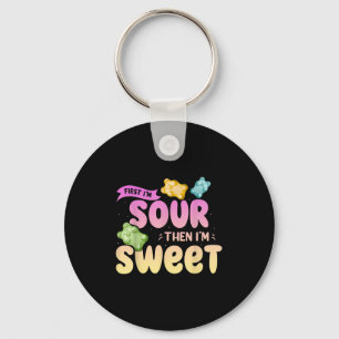 Llavero Im Sour Entonces Im Sweet Funny Parche Sweet Kids