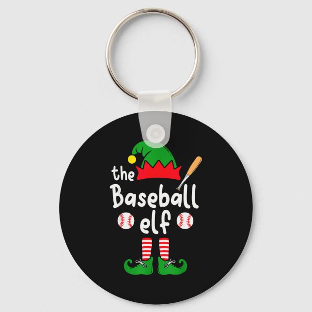 Llavero I'm The Baseball Elf Christmas Family Matching Paj (Anverso)