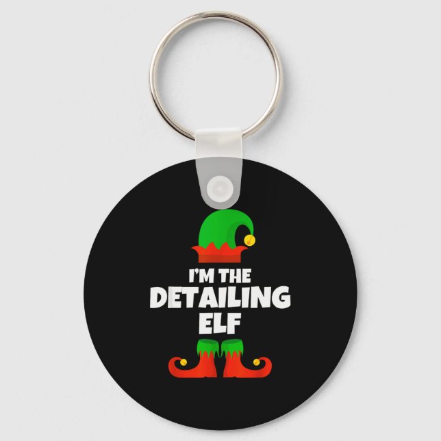 Llavero I'm The Detailing Elf Family Pajama Christmas Deta (Anverso)