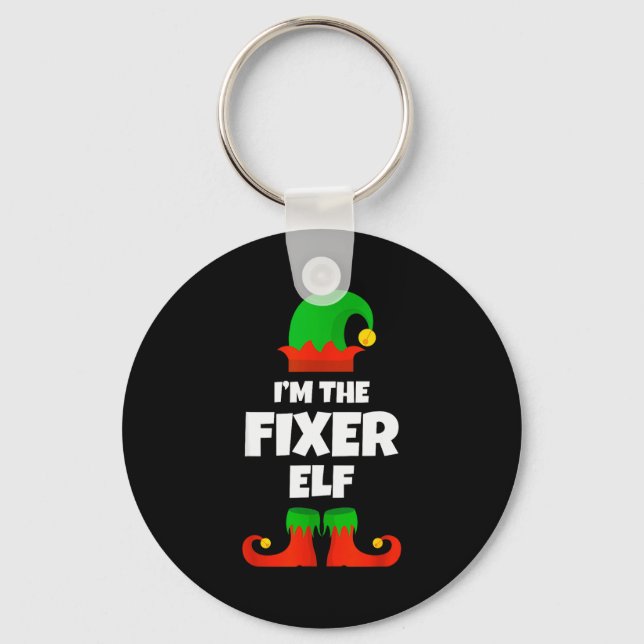 Llavero I'm The Fixer Elf Family Pajama Christmas Funny Fi (Anverso)