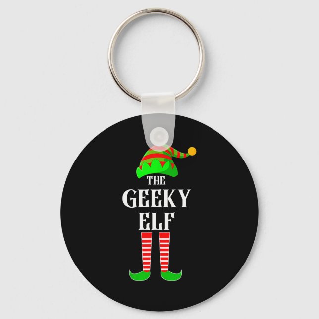 Llavero I'm The Geeky Elf Family Matching Costume Christma (Anverso)