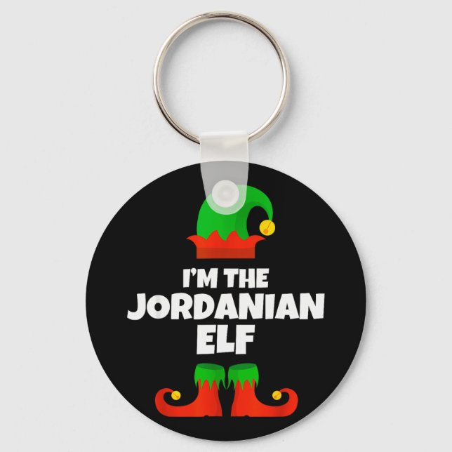 Llavero I'm The Jordanian Elf Family Pajama Christmas Funn (Anverso)