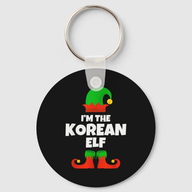 Llavero I'm The Korean Elf Family Pajama Christmas Funny K (Anverso)