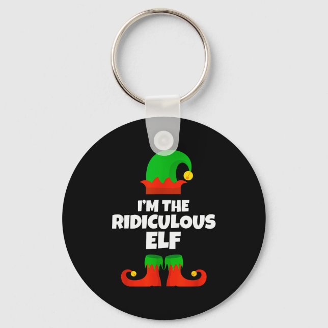Llavero I'm The Ridiculous Elf Family Pajama Christmas Fun (Anverso)