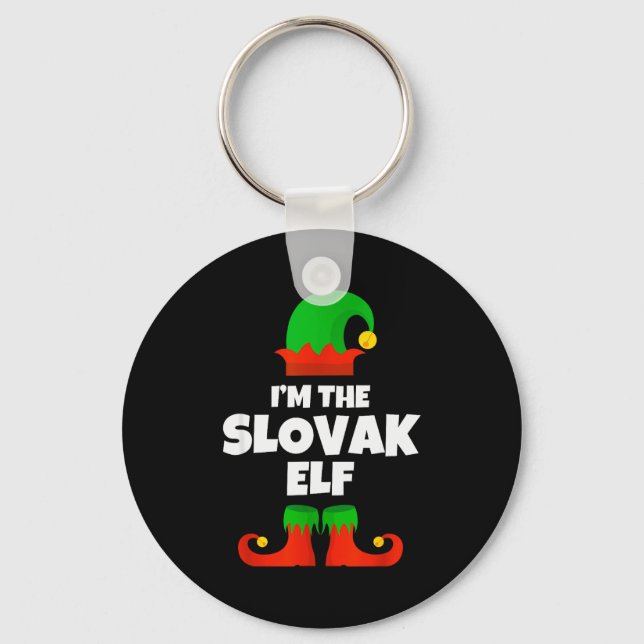 Llavero I'm The Slovak Elf Family Pajama Christmas Funny S (Anverso)