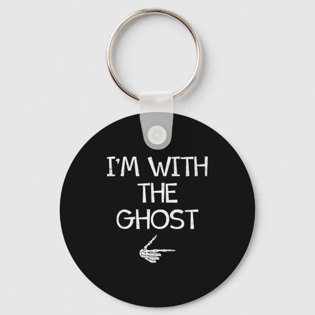 Llavero I'm With The Ghost Funny Halloween Costume Couples (Anverso)