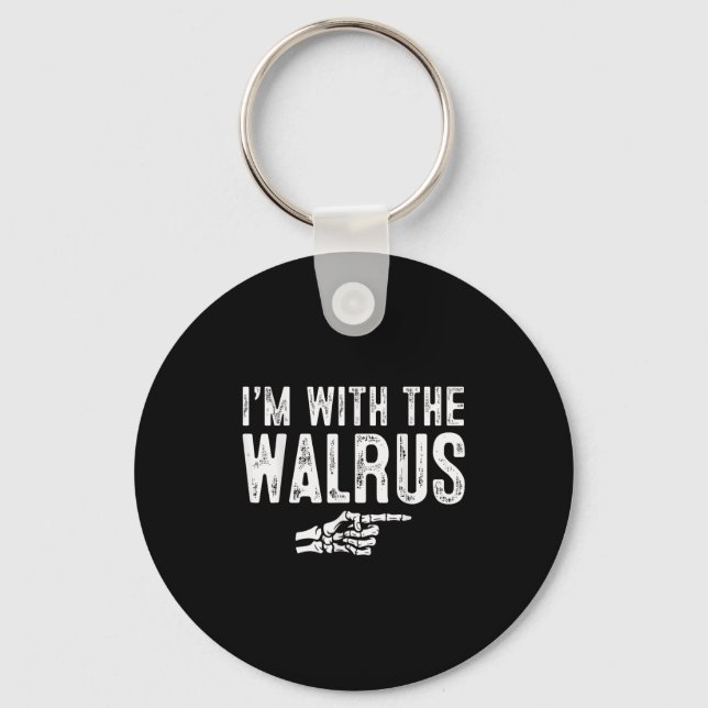 Llavero I'm With The Walrus Easy Costume Halloween Couples (Anverso)