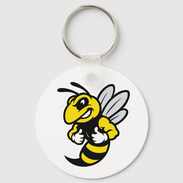 Llavero Imabee Reverso Abeja Divertida (Anverso)