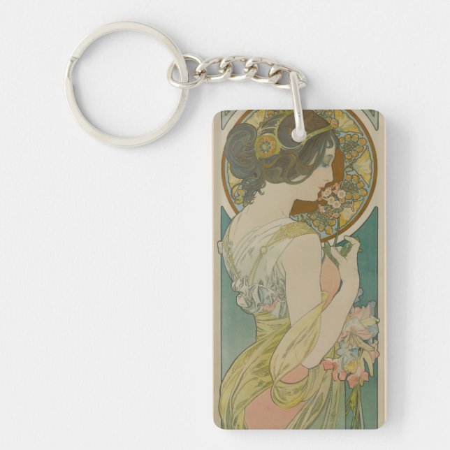 Llavero Imagen de Alphonse Mucha (1899) (Frente)