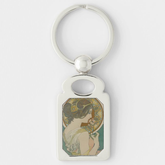 Llavero Imagen de Alphonse Mucha (1899) (Anverso)