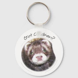 Llavero Imagen de Ferret Face
