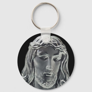 Llavero Imagen de Jesús B&W