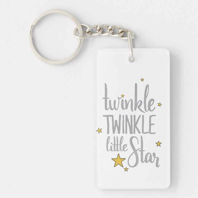 Llavero Imagen de Nursery Rhymes Twinkle Twinkle Pequeño D (Frente)