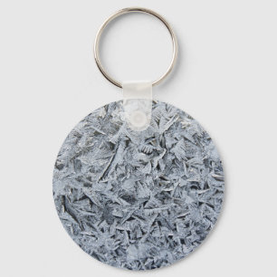 Llavero Imagen de textura de cristales de helado