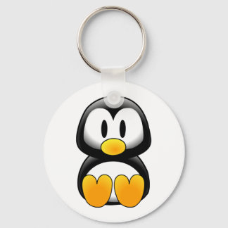 Llavero Imagen de tubo pingüino