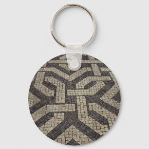 Llavero Imagen del mosaico, Lisboa, Portugal