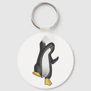 Llavero imagen del tux del linux del pingüino
