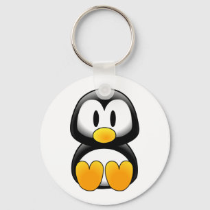 Llavero Imagen del tux del pingüino