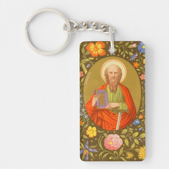 Llavero Imagen doble San Pablo el Apóstol (PM 06) (Frente)