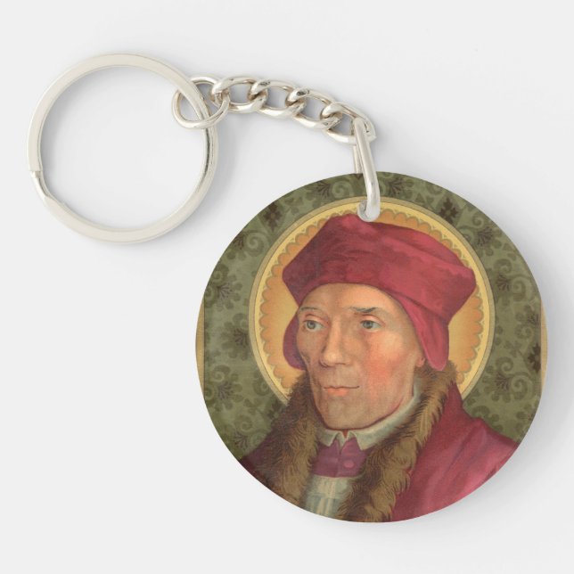 Llavero Imagen doble St. John Fisher (SAU 025) (Frente)