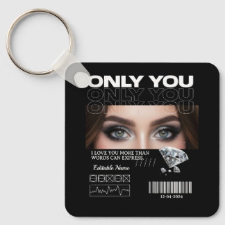 Llavero Imagen y nombre de ojos personalizados | Personali