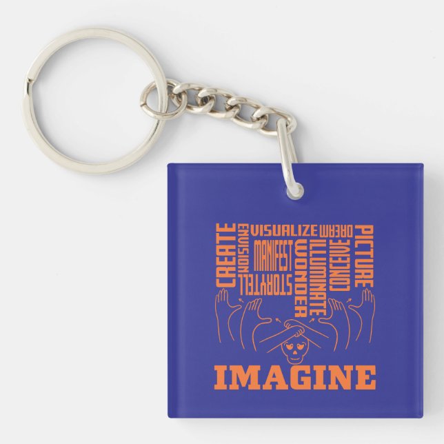 Llavero Imagine - Diseño ASL (Frente)