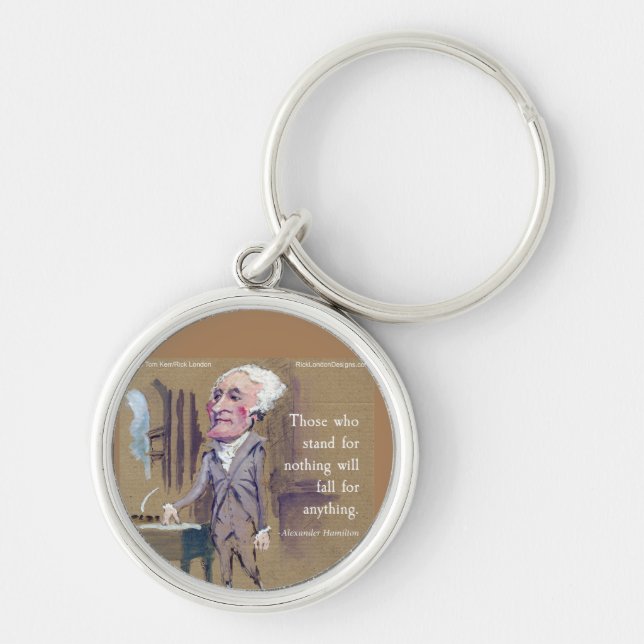 Llavero Imán de nevera Hamilton & Quote (Frente)