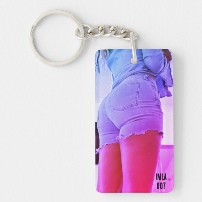 Llavero IMLA 007 Blue Jean Shorts Keychain (Frente)