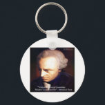 Llavero Immanuel Kant Science Vs Knowledge Cita Gifts<br><div class="desc">Estás viendo un regalo, un té, una tarjeta, una taza u otra colección de Rick London Designs para RickLondonWisdomShop.com. Este artículo presenta un gráfico de Immaneul Kant y una de sus citas más famosas, "La ciencia es conocimiento organizado. La sabiduría es vida organizada". Creemos que disfrutará de su pedido, tanto...</div>