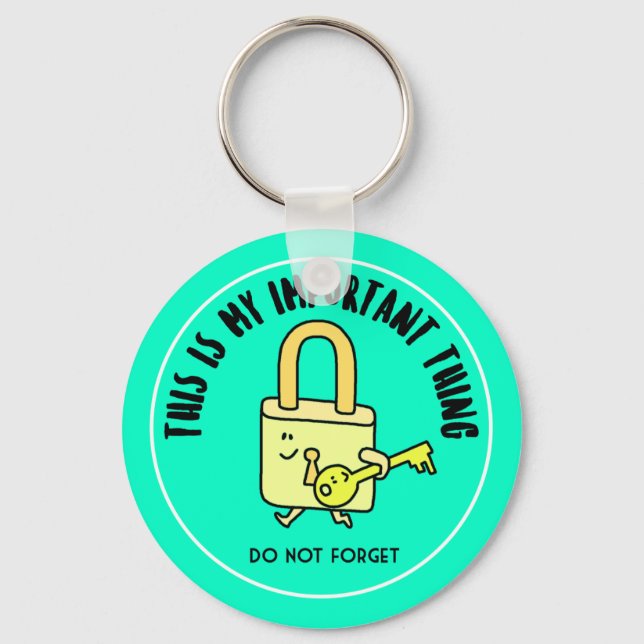 Llavero Important things (Anverso)