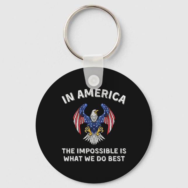 Llavero Impossible Is What We Do Best Trump Inauguration D (Anverso)