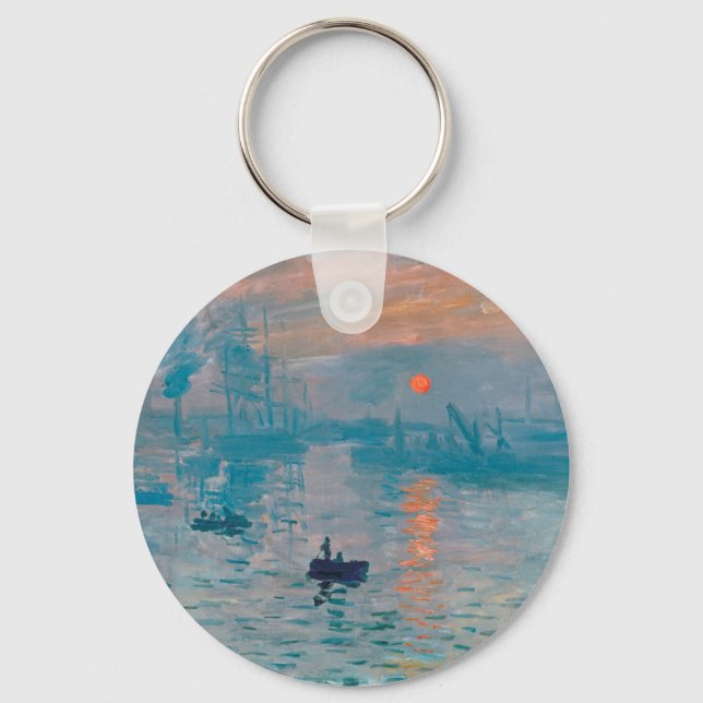 Llavero Impresión Amanecer Claude Monet  (Anverso)