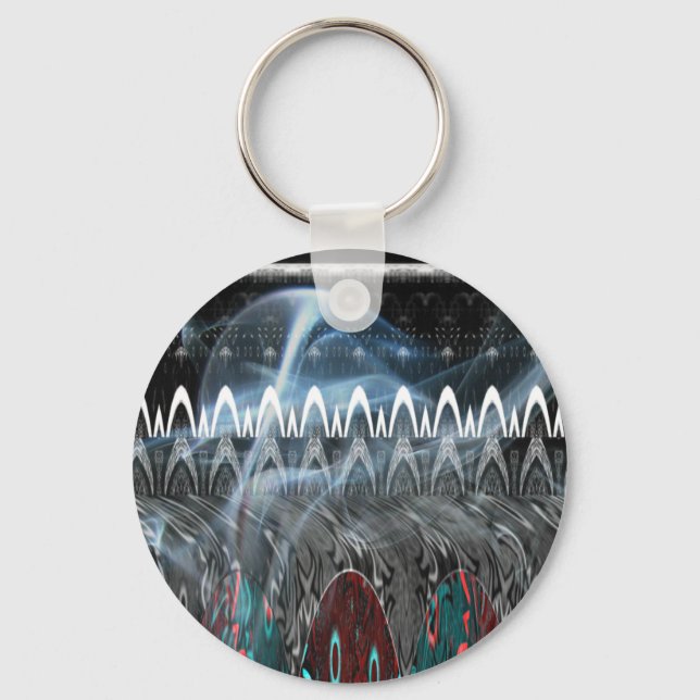 Llavero Impresión de arte abstracto asombroso (Anverso)