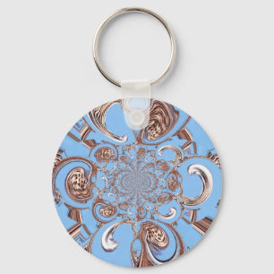 Llavero Impresión de arte de Kaleidoscope vintage