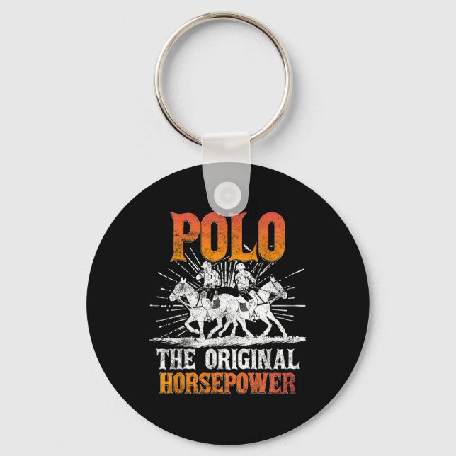 Llavero Impresión de caballo Polo3 (Anverso)