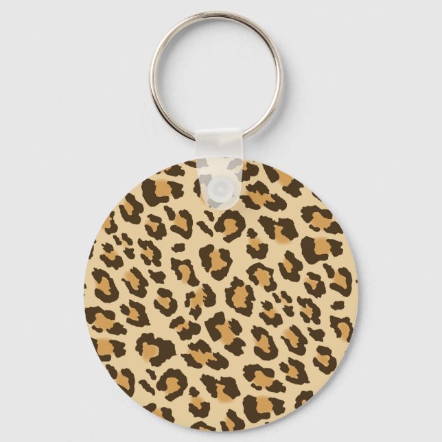 Llavero Impresión de leopardo (Anverso)