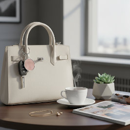 Llavero Impresión de ligador rosa