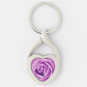 Llavero Impresión de rosa de lavanda
