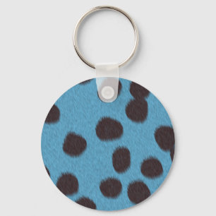 Llavero Impresión de textura de piel de chita