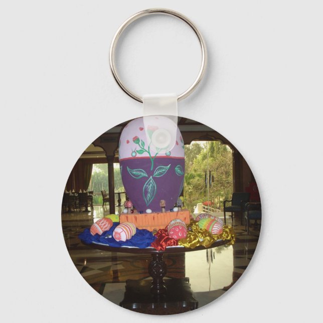 Llavero Impresión decorada de Huevos de Pascua (Anverso)