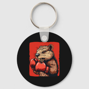 Llavero Impresionante Boxeador De Boxeo Con Guantes Para L