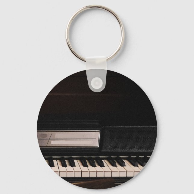 Llavero Impresionante diseño de piano (Anverso)