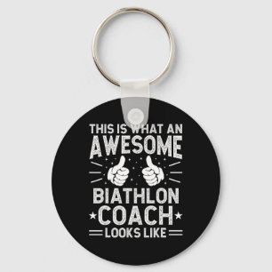 Llavero Impresionante entrenador de biatlón Humor divertid