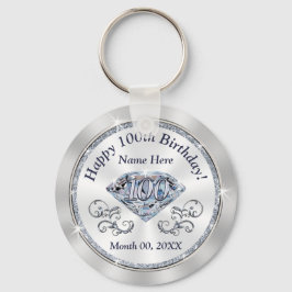 Llavero Impresionante oferta de Diamond Cheap 100 cumpleañ