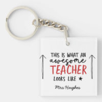 Impresionante profesor regalo rojo de tipografía m