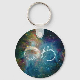 Llavero Impresionante símbolo místico de infinito "Live 