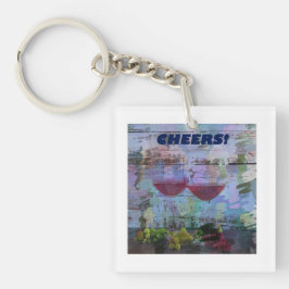 Llavero Impresiones de vino, cadena de claves digital